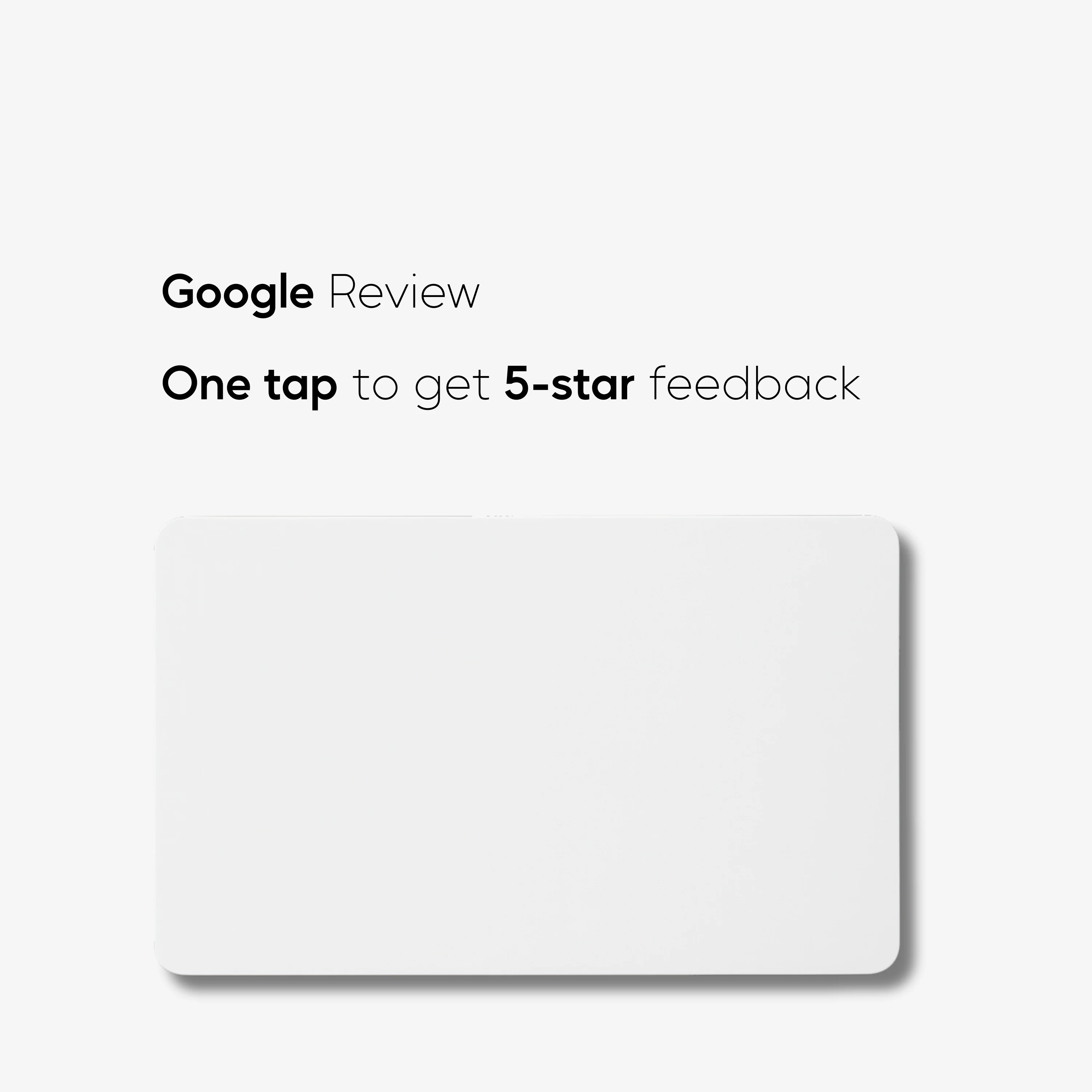 NFC Google Review Card