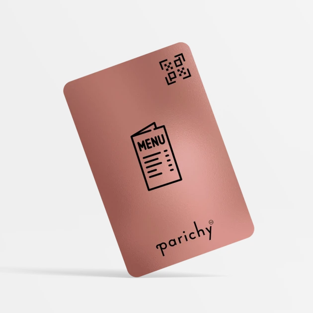 Restaurant Menu QR Card